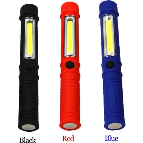 6000LM Pocketman LED Work Light Poratble Inspection Light COB LED Flashlight Torch Car Repair Light Mini Work Lamp Magnetic Tail
