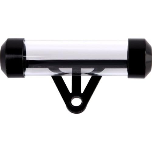 Black Universal Waterproof Motorcycle Motorbike Paper License Tube Holder Practical Label Receipts Stuff Cylindrical Holder
