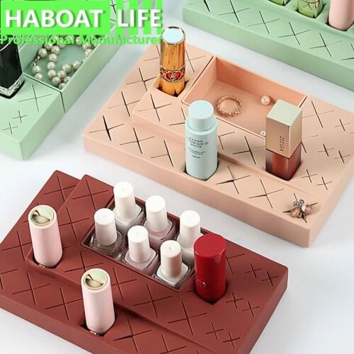 Lipstick Storage Box Maiden Heart Duoge Display Shelf Desktop Cosmetic Brush Creative Storage Box Nail Polish Organizer G1