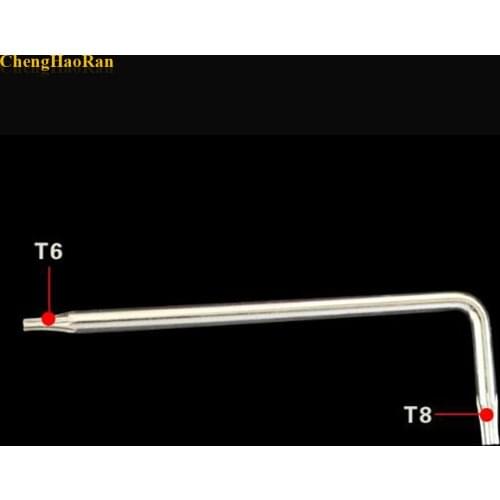 1000PCS L-style mini T6 T8 Screwdriver 2-way T8 T6 Double Head Torx Screwdrivers Repair Tool Hex Wrench Torx Screw Driver