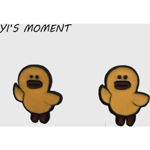 2019 new model birthday Gift Enamel Animal Jewelry Lovely B.duck Earrings Women Earing for kids