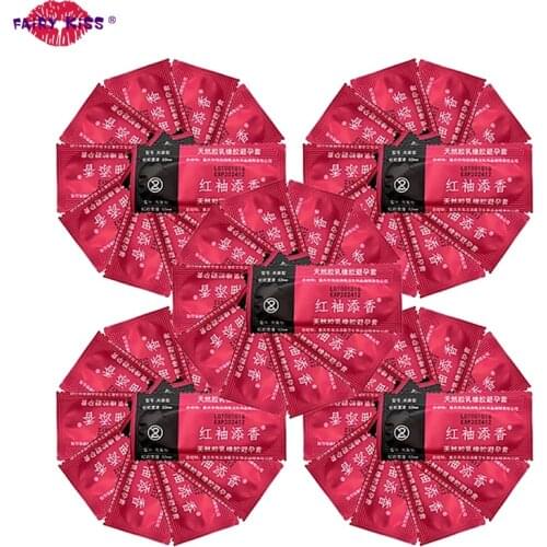 100pcs Condom Sleeve Condoms Ultra Thin Natural Latex Best Quality Contraception Method Large Oil Condoms Penis Sleeve For Men