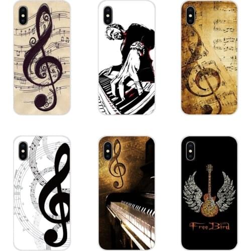 Accessories Phone Cases Covers music key and notes For Samsung A10 A30 A40 A50 A60 A70 Galaxy S2 Note 2 3 Grand Core Prime