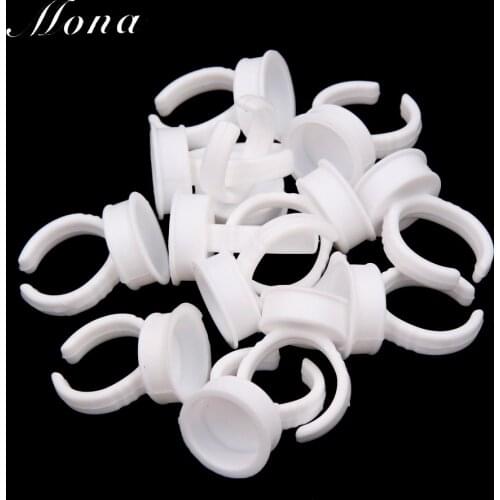 Free Shipping 100pcs L size Permanent Makeup Disposable Finger Easy Ring Ink Holders/Cups tattoo accesories