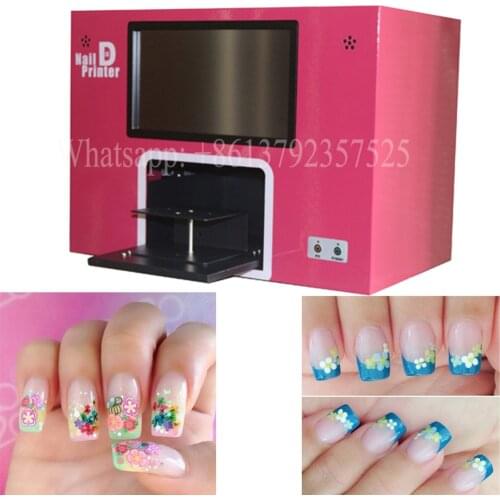 Free shipping digital nail and flower printer with lates model and best price
