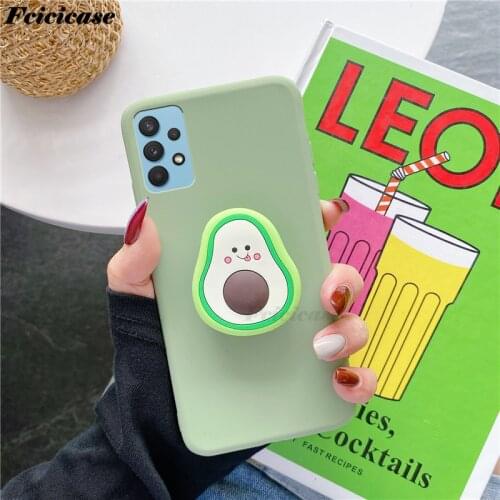 For Samsung Galaxy A32 4G SM-A325F SM-A325F/DS Case 3D Cartoon Phone Holder Cover For Galaxy A32 5G Silicone Soft Stand Bags