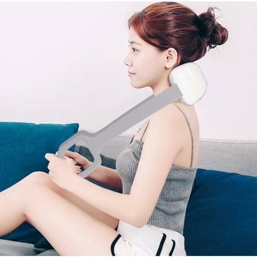 Electric Cervical Massager Back Pain Shiatsu Back Neck Shoulder Body Massager Dredge Veins and Arteries