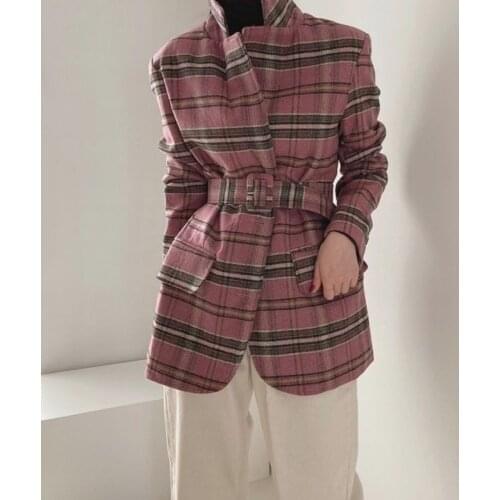 Женские шерстяные пиджаки JMPRS China At AliExpress