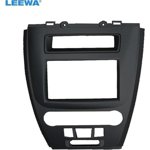 LEEWA 2DIN Car Radio Panel Fascia Frame For FORD Fusion 2009-2012 Stereo Refitting Dash Mount DVD Player Fitting Frame Trim