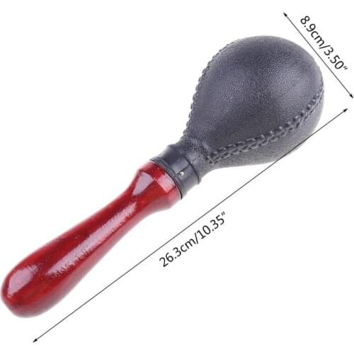 Pair of Maracas Shakers Rattles Sand Hammer Percussion Instrument