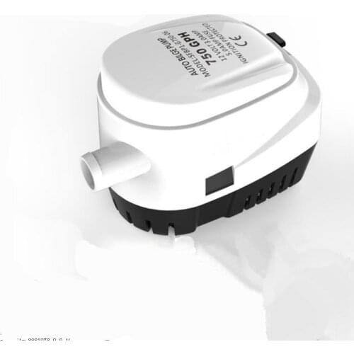 750GPH Automatic boat bilge pump 12V 24V DC submersible electric water pump small 12 v Pump Capacity 2839L/H