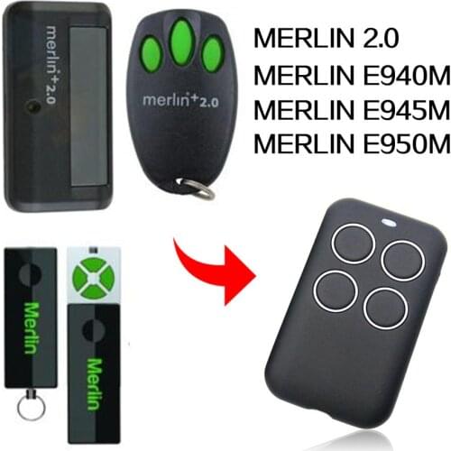 MERLIN 2.0 E940M E945M E950M remote control gate remote control MERLIN garage door remote control 433MHz