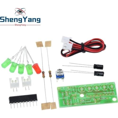 ShengYang Electronic Kit Parts 5mm RED Green LED Level Indicating 3.5-12V KA2284 DIY KIT Audio Level Indicator Suite Trousse DIY