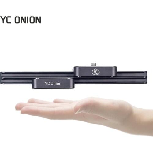 Dslr slider YC Onion Chocolate Slider Mini Manual Portable DSLR Dolly Camera Slider 9''/23cm dslr camera slider