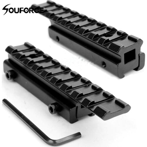 Tactical Rail 11mm to 20mm Dovetail to Weaver Rail Mount Base Adapter Scope Mount Converter for Riflescopes Hunting