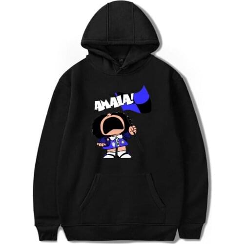 Cartoon Mafalda Hoodies For Men/Women Kawayii Printed Streetwear Sweatshirts Tops Casual Hooded Oversized Harajuku Pullovers