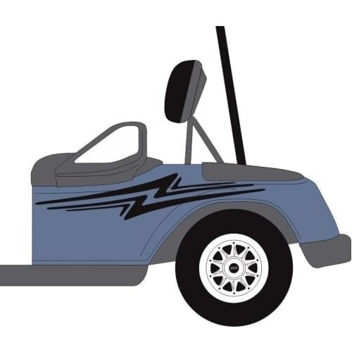 For 1Set Zed Golf Cart Decal 3M Vinyl Graphic Sticker Kit EZ Go Club Car Star