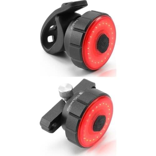 A5KC USB Rechargeable Bike Tail Light IPX5 Road Bike Light Sensing Rear Light Safety Rear Bicycle Brake Light-High Intensity