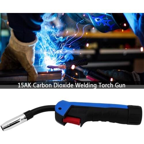 15AK Carbon Dioxide Welding Mig Welding Torch Head, MIG/MAG Torch Gun Part Head for 150A-250A Welding Machine