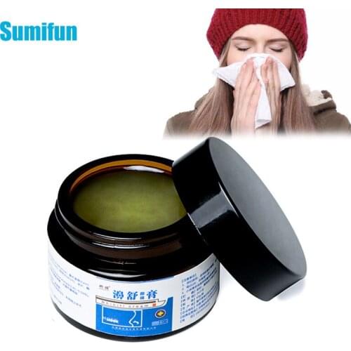 30g Rhinitis Sinusitis Cream100% Natural Plant Extract Sinusitis Anti Nasal Discharge Sinusitis Nose Itch Rhinitis Ointment