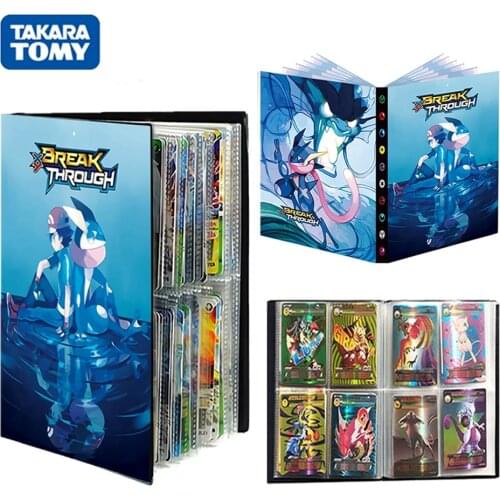 Pokemon Album Card Book Toys 240Pcs Display Livre Pokémon Playing Game Anime Collections Binder Map Holder Folder Kids For Gift