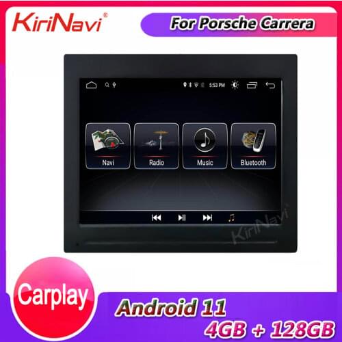 KiriNavi 7" Android 10.0 Car Radio Automotivo For Porsche Carrera GT Car Dvd Multimedia Player Auto GPS Navigation 2002-2005 4G