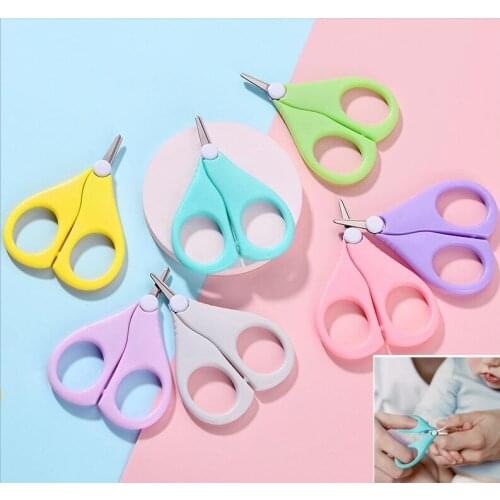 Safety Nail Clippers Scissors Cutter For Newborn Baby Convenient Daily Baby Nail Shell Shear Manicure Tool Baby Nail Scissors