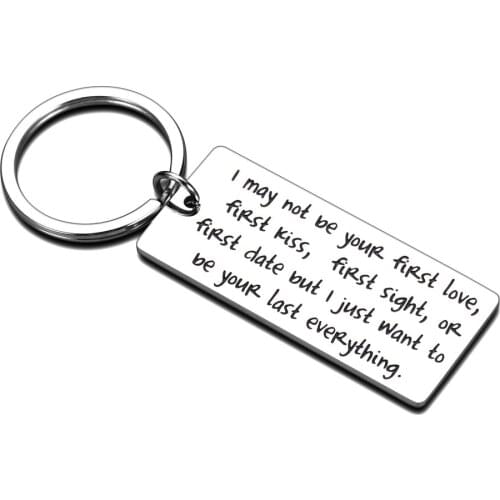 Girlfriend Boyfriend Key Chains Jewelry Couples Keychains I Love You Most The End I Win Gifts for Husband Wife