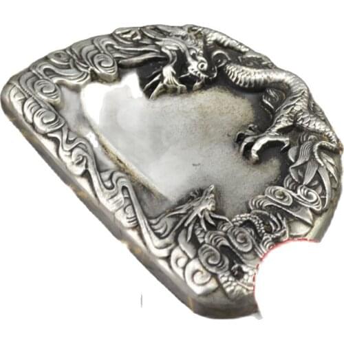 Boutique Cupronickel Silver Plated Office Decoration Painting and calligraphy gifts Ssangyong Play Beads