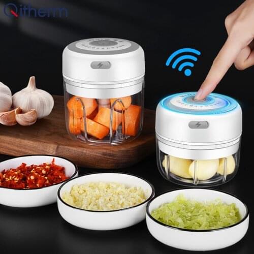 Electric Kitchen Chopper Garlic Masher Meat Grinder Mini Food Garlic Vegetable Chopper Crusher Rechargeable Food Processor
