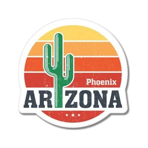 Phoenix Arizona - Vinyl Sticker Waterproof Decal