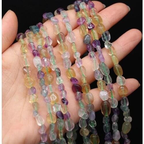 Hot Selling Natural Stone Irregular Fluorite Loose Beads For DIY Jewelry Making Necklace Bracelet Earrings Accessory