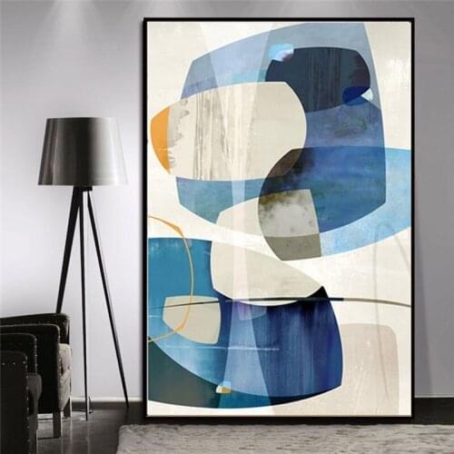 Minimalist Nordic Abstract Colors Poster Print Canvas Paintings Wall Art Pictures for Living Room Home Decor