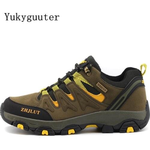 Men Hiking Shoes Outdoor Walking Jogging Trekking Boots Mountain Climbing Travel Sport Shoes Male Breathable Sneakers Athletic