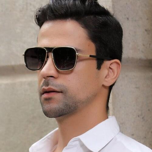 New Classic Retro Square Sunglasses Men 2021 Luxury Brand Steampunk Sun Glasses Male Vintage Punk Fashion Sports Eyewear Uv400