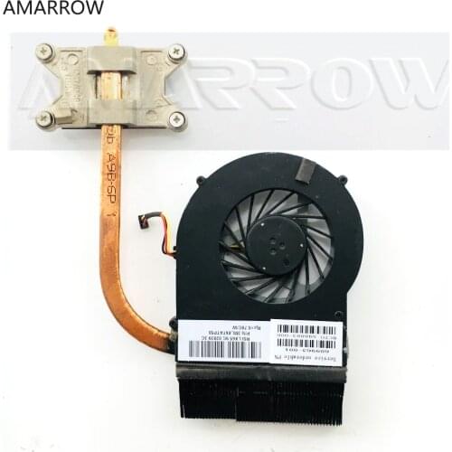 Original for HP pavilion DV6 DV7 dv7-4000 DV6-3000 cooling heatsink and fan 606728-001 637607-001
