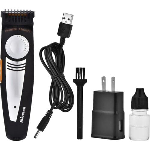 Portable Rechargeable Multifunctional 2 In 1 Electric Beard Shaver Hair Trimmer Haircut Cordless Machine Beard Trimmer
