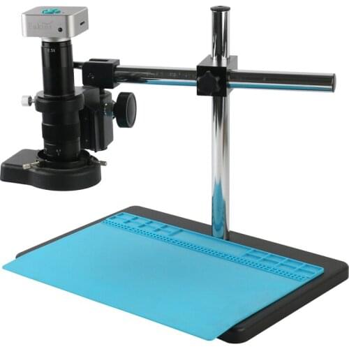 36MP 1080P 2K 60FPS HDMI USB Industrial Digital Video Microscope Camera+ 200X 500X Zoom C Mount Lens+LED Light Phone CPU Repair