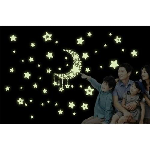 Family Toy Can Remove The Noctilucent Fluorescence Permanent Luminous Stars Moon Sitting Cartoon Animation Student Picture 2021