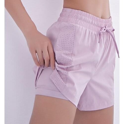 Running Shorts Women 2 in 1 Gym Leggings Sport Running Shorts Biker Tights Fitness Clothing Vital Seamless Workout Yoga Short