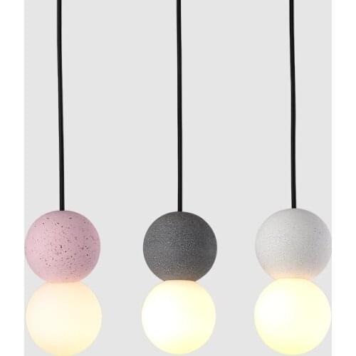 Nordic lustre pendente glass Home Decoration E27 Light Fixture living room restaurant pendant lights luminaire deco chambre