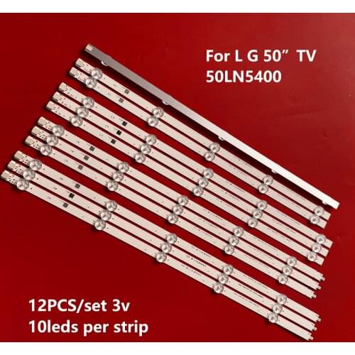LED Backlight strip 10 lamp For LG 50" TV 50LN5400 50LA620V 6916L-1276A 1273A 1272A 1241A 50LA6208 50ln540v