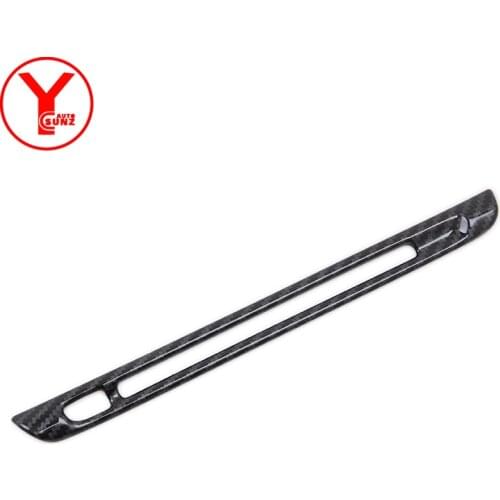 Carbon Fiber Interior Car Middle CD Center Control Cover For Mazda cx5 cx-5 2017 2018 Car CD Trim Parts Auto Accessories