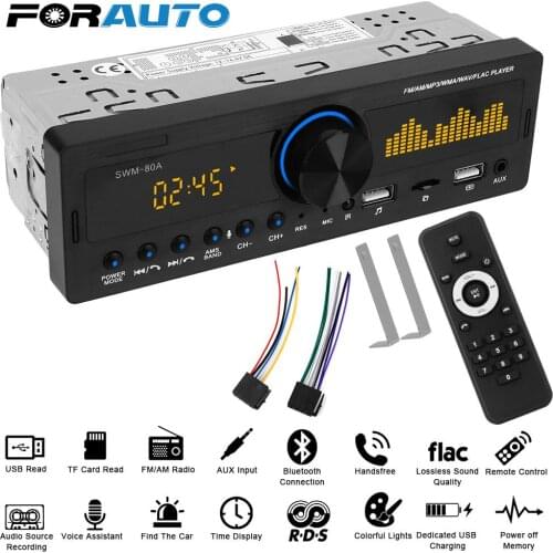 USB/SD/AUX Input Locator Car Radio Multimedia Bluetooth 12V With Mic Alcohol Testing Function Car Stereo MP3 Player Auto Parts
