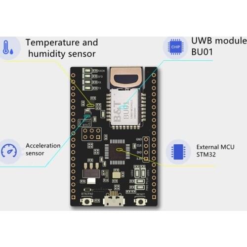UWB Indoor Positioning Module Short-range High-precision Ranging NodeMCU-BU01 Development Board