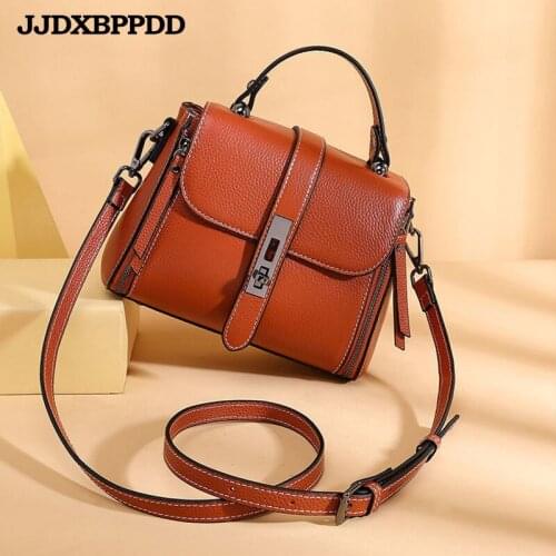 Genuine leather Women Bag Fashion Designer Handbags Luxury quality Lady Shoulder Flap Crossbody Bags women Messenger Bag