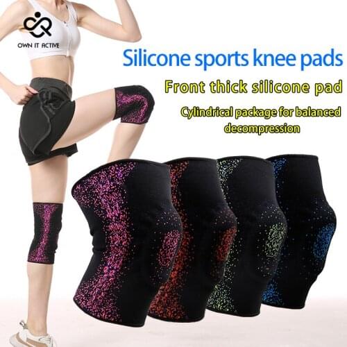 1PC Nylon Kneepad Brace Spring Protector Elastic Knee Pads Sports Fitness Gear Basketball Running Breathable Knee Support M139