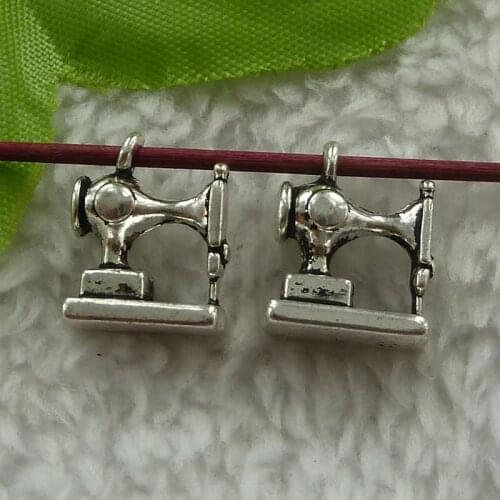 140 pieces antique silver sartorius charms 15x12mm #3044