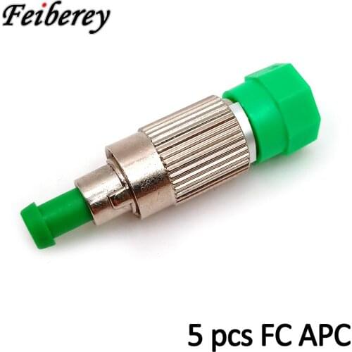 5pcs Fiber Optic Attenuator FC APC 2dB 3dB 5dB 7dB 10dB 15dB SM Female to Male FTTH CATV Fiber Optical Attenuator Free Shipping