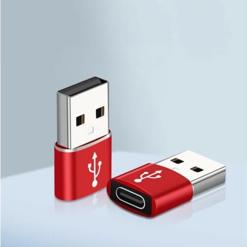 USB C OTG Adapter, USB-C Connector, Type-C Converter, from USB Male to USB Type C Female Converter USB-C Dongle for Computer